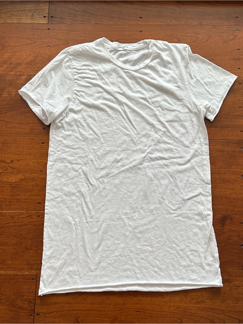 White Perfect White Tee from Perfect White Tee w/ Raw Hem PerfectWhiteTee